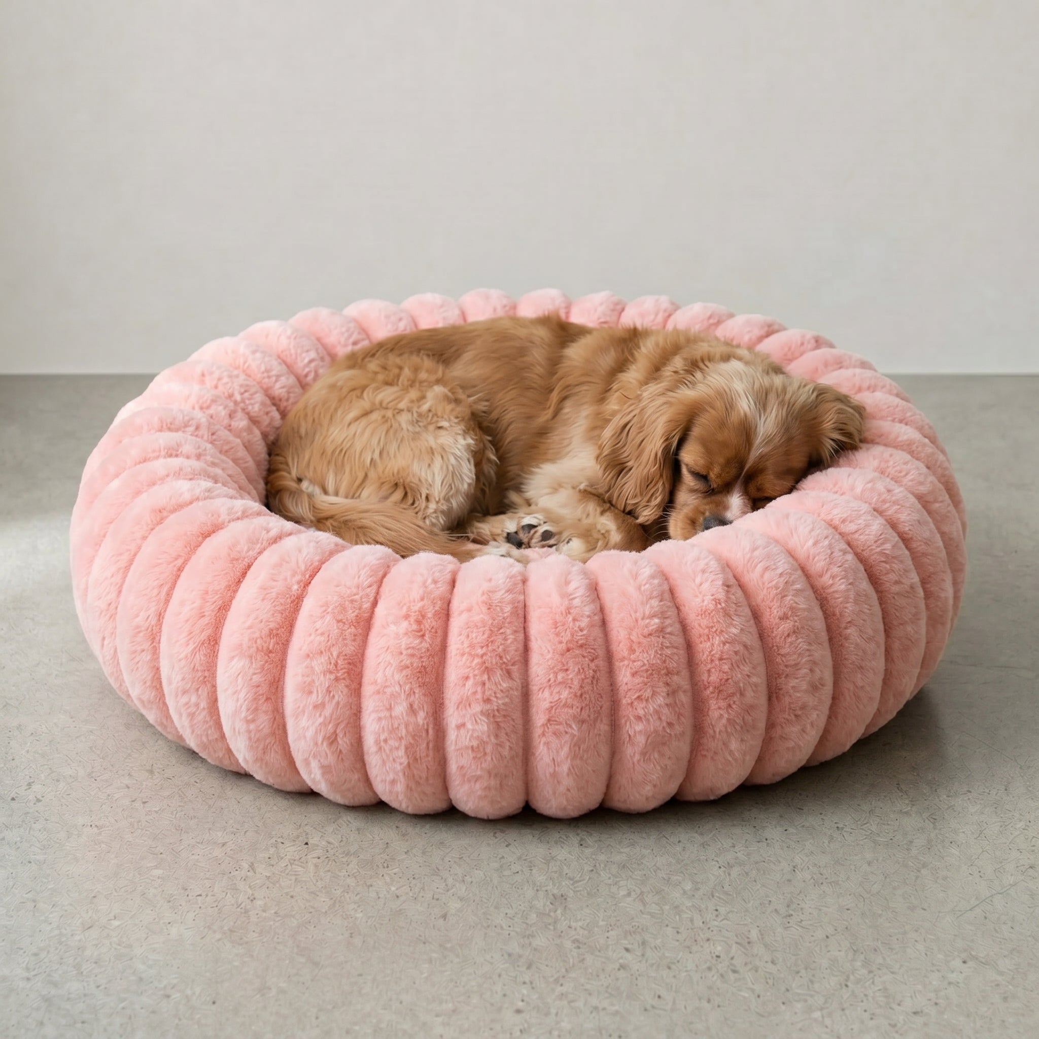 Panier Rond Côtelé pour Chien – Mellow